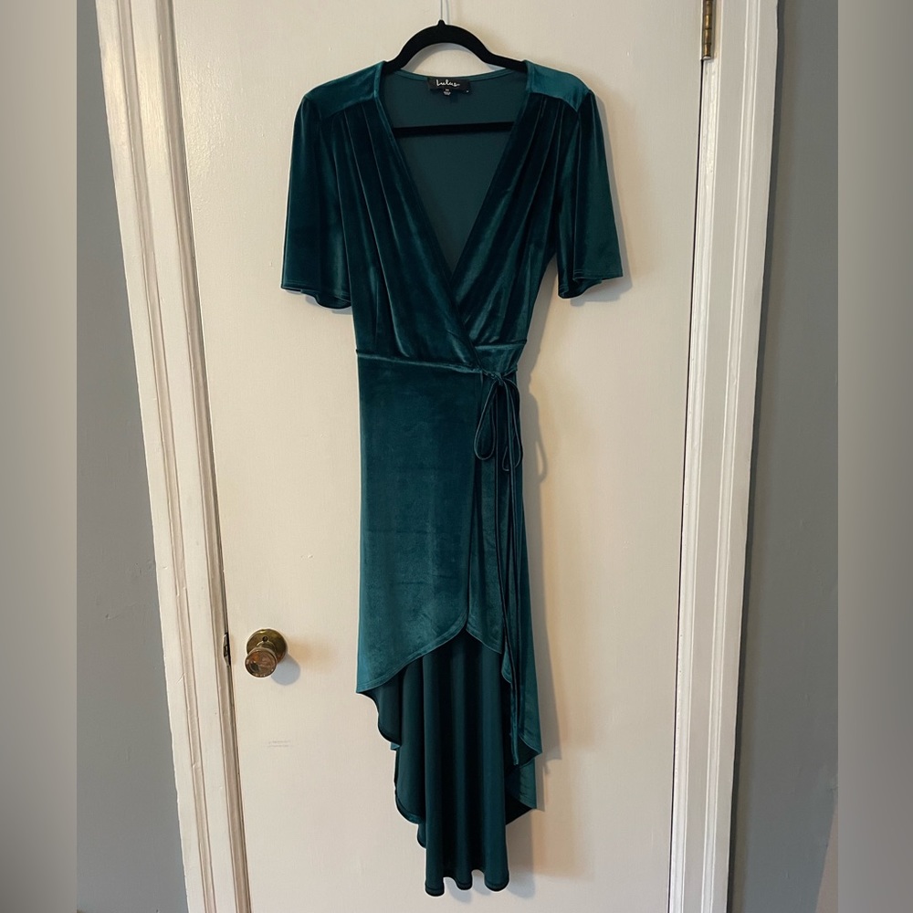 Velvet Wrap Dress